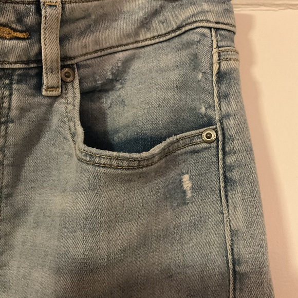 Loft Light Blue Distressed Women's Jeans - Picture 2 of 9